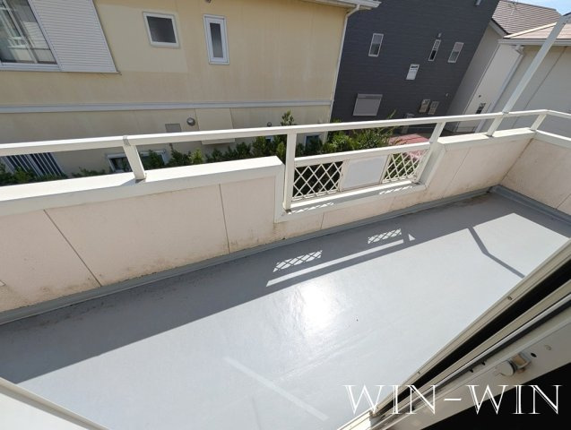豊橋市北山町貸家のバルコニー