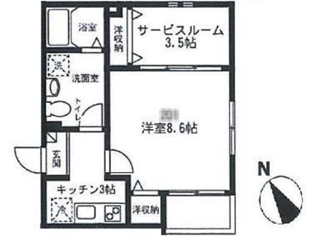 【間取り】 | Residenza al picco
