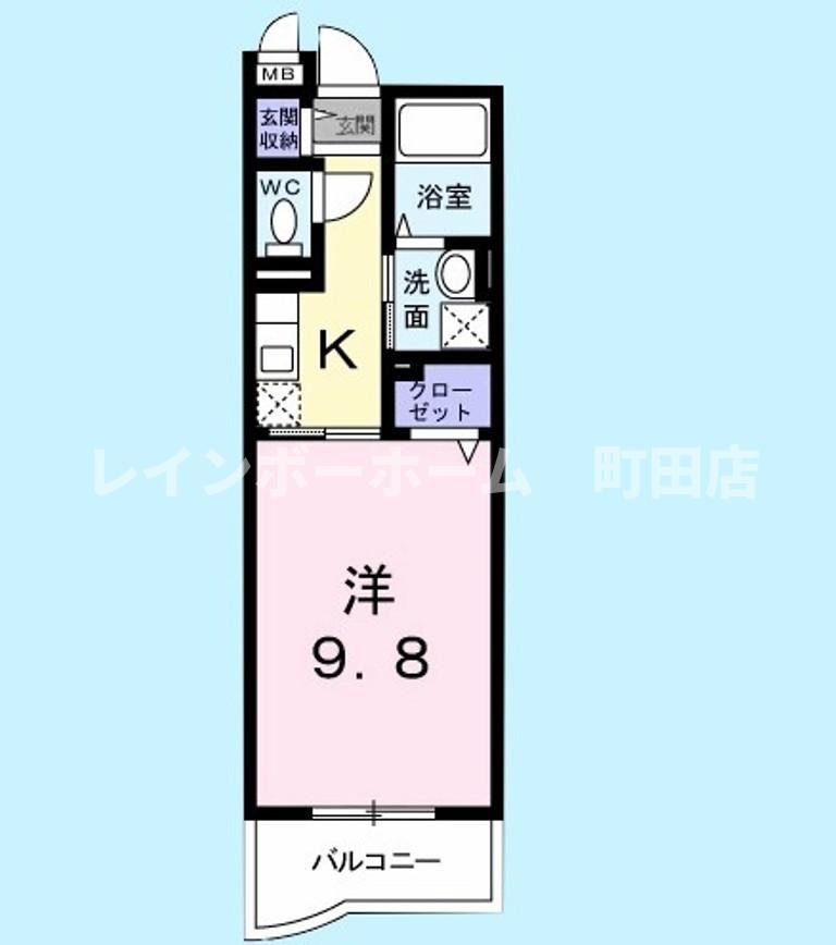 サンリットガーデン※初期費用分割あと払いサービス利用可能物件の間取り