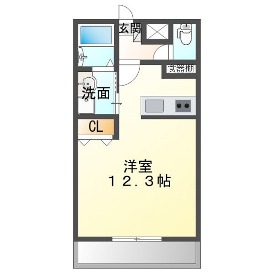 【間取り】 | ベルクレスト大岩　参番館