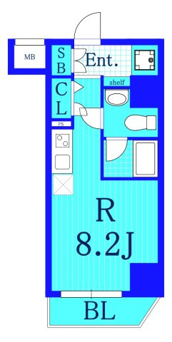 スパシエウインド横浜の間取り