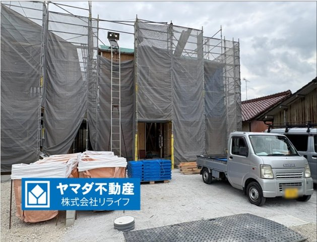 クワイエ　各務原市蘇原菊園町第1　全4区画分譲の外観|「現地（2026年7月17日）撮影」　
■外観写真　
■ヤマダ不動産　株式会社リライフ　