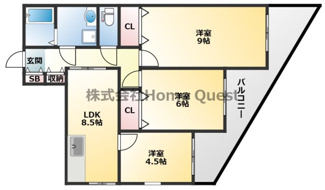 【間取り】 | メゾン北新