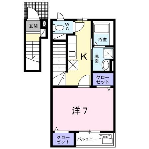 ブルーハーベストⅡの間取り