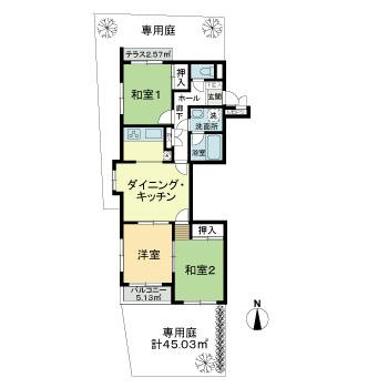 ライオンズマンション東伏見の間取り