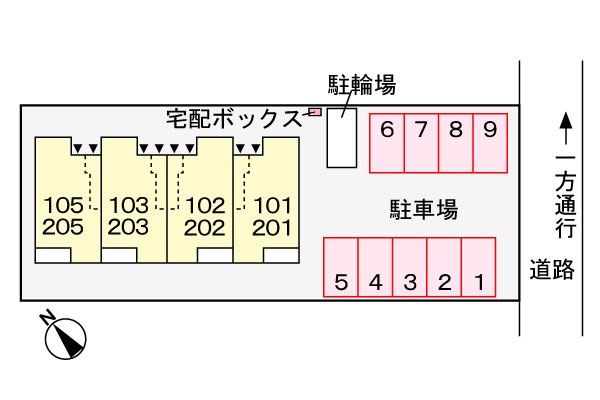 プルメリアの区画図