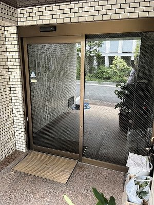 ミューゼ若林のエントランス