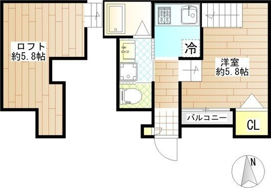 アークテラス荒町の間取り