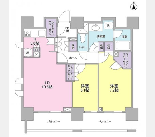 【間取り】 | スタイリオ蒲田 | 間取