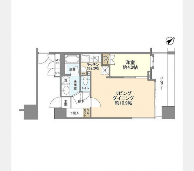 【間取り】 | パラッシオ目黒不動前 | 間取