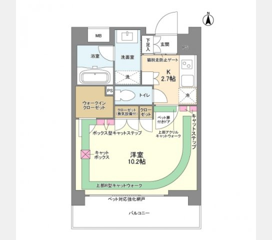 【間取り】 | スタイリオ蒲田 | 間取