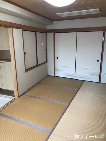 徳島市幸町　住居付一棟ビルの和室|和室がひろがる居住スペース