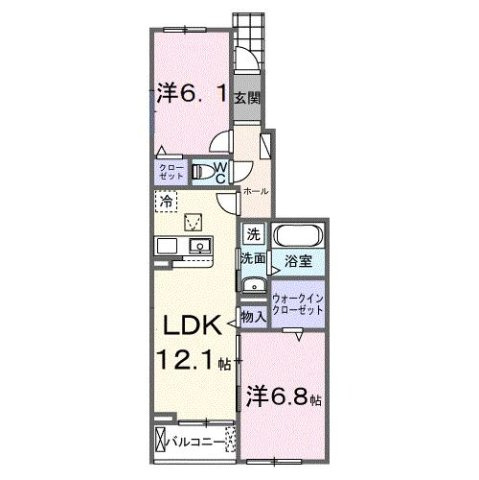 【間取り】 | フランシーズコート行田