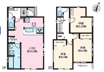 平塚市平塚3丁目12期　新築戸建　全2棟2号棟