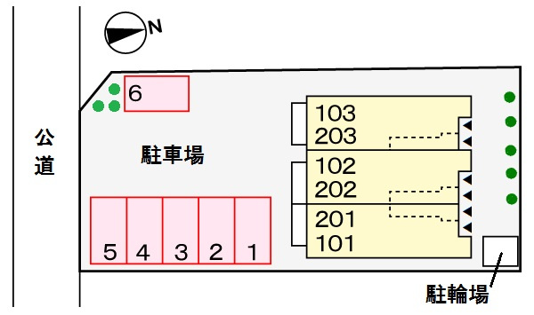 カーサ グラシア ソラードの区画図