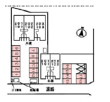アルカンシエルAの区画図