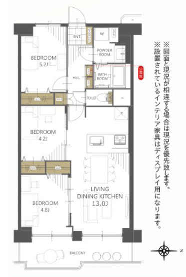 【間取り】 | 若江岩田スカイハイツ | 最上階！室内水廻り設備一新！フルリノベーション後のお引渡し☆（7月末完了予定）食洗機・バス追炊機能・浴室乾燥機・TVモニターホン完備☆アフターサービス保証付き☆24時間365日緊急対応サービス付き☆