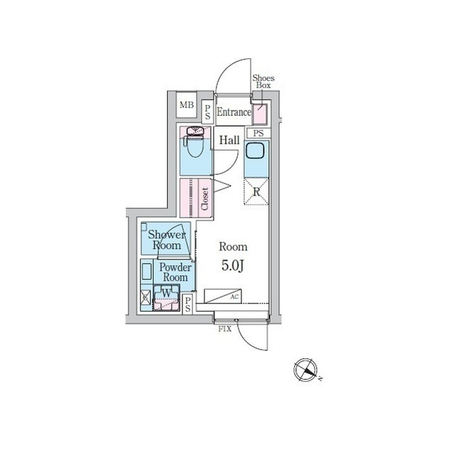 デュオメゾン池袋オヴェストの間取り