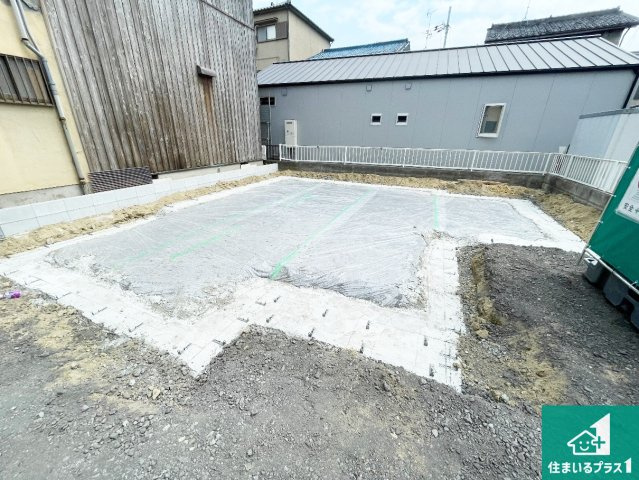 八幡市八幡長田　第1期　新築一戸建ての外観|現在建築中！落ち着いた街並みで新生活を始めることが出来そう！周辺の物件も併せてご紹介させて頂きます！