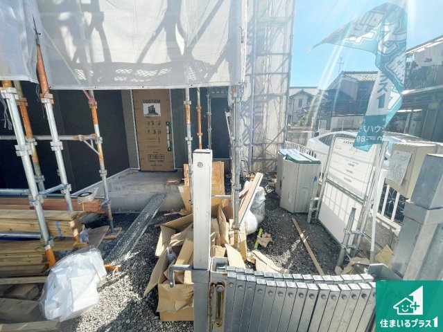 八幡市八幡長田　第1期　新築一戸建ての外観|現在建築中！落ち着いた街並みで新生活を始めることが出来そう！周辺の物件も併せてご紹介させて頂きます！