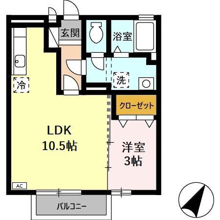 ララ・花いちの間取り