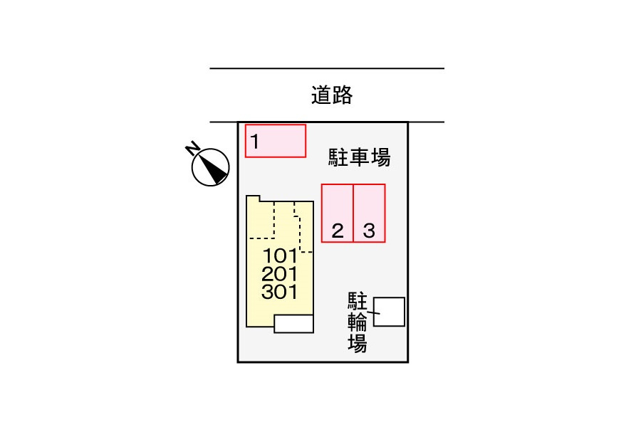 エレガントハウス夢の区画図