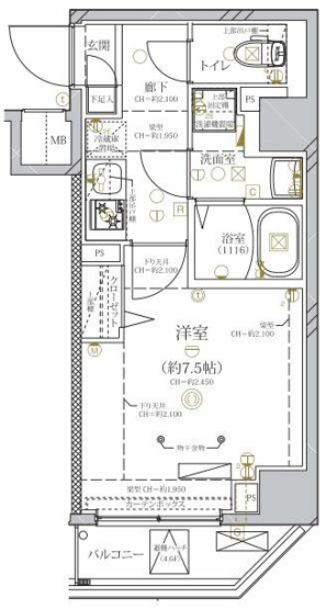 【間取り】 | ディアレイシャス田園調布南