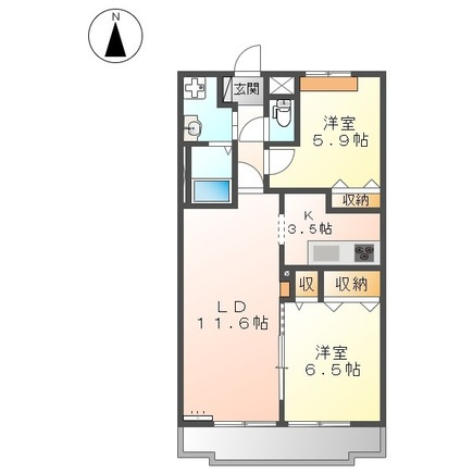 アンプルールの間取り
