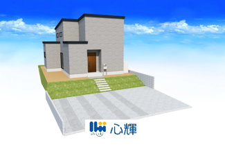 【外観】 | 心輝ホーム・宇部市中村3丁目（1期・2号棟）新築建売／4LDK・2階建 | 2026年12月完成予定！お問い合わせをお待ちしております。
