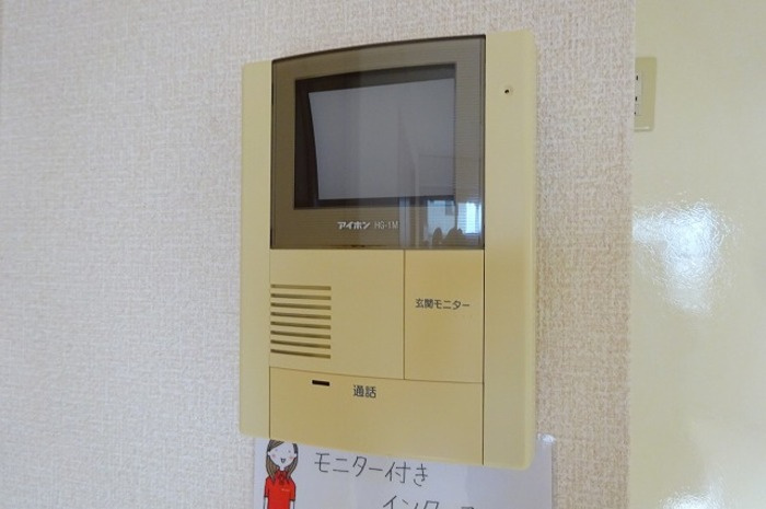 メイプルヒルのセキュリティ|モニター付きインターホンです
