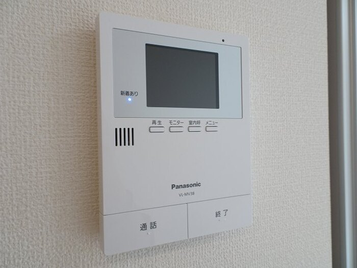 D-roomウィット西原のセキュリティ|モニター付きインターホンです