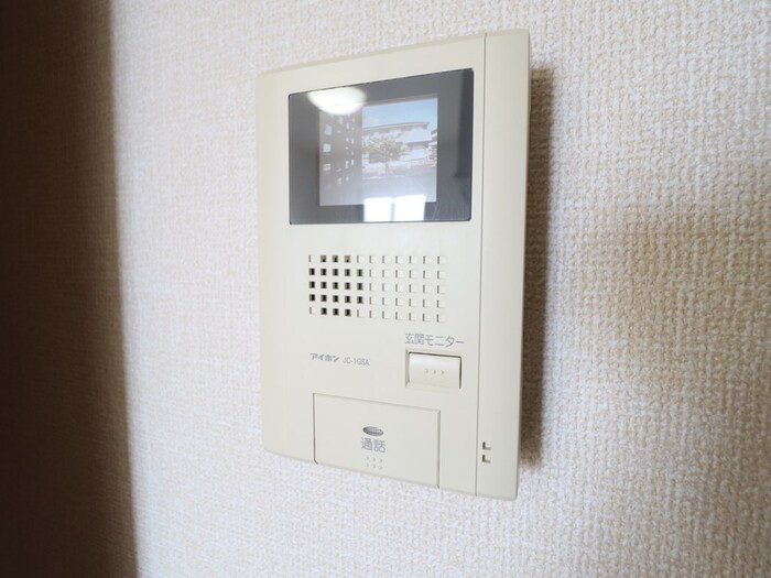 メイプルヒル　I棟のセキュリティ|モニター付きインターホンです