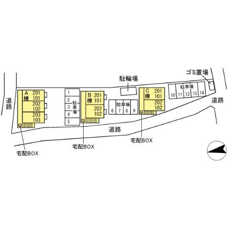 ダイクレール　Ｃの区画図