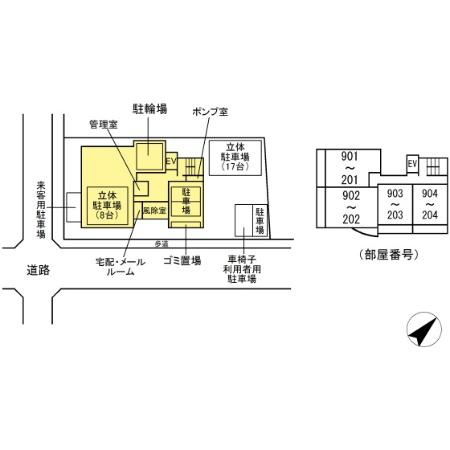 エミネンス大町の区画図