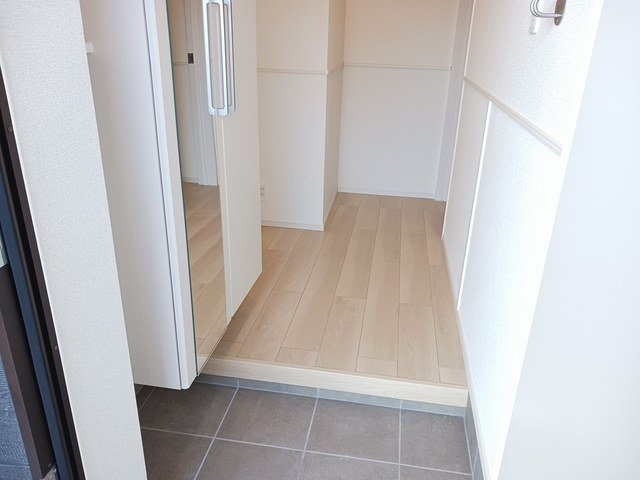 サンライズ・ＭＩＴＯ　Ａの玄関|毎日通る玄関はこちらです