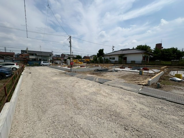 クワイエ　各務原市蘇原菊園町第1　全4区画分譲の外観|「現地（2026年7月17日）撮影」　
■全体写真　
■ヤマダ不動産　株式会社リライフ　