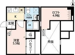 コンフォート　鈍池(コンフォートニブイケ)の間取り