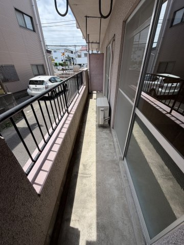 マンション106のバルコニー