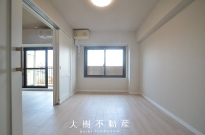 【洋室】 | ライオンズマンションかしわ台　2階　3LDK　リフォーム済み【仲介手数料無料】 | 洋室1（6.6帖）