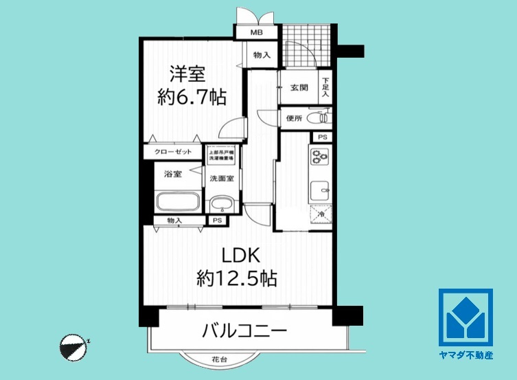 尼崎イスティーの間取り