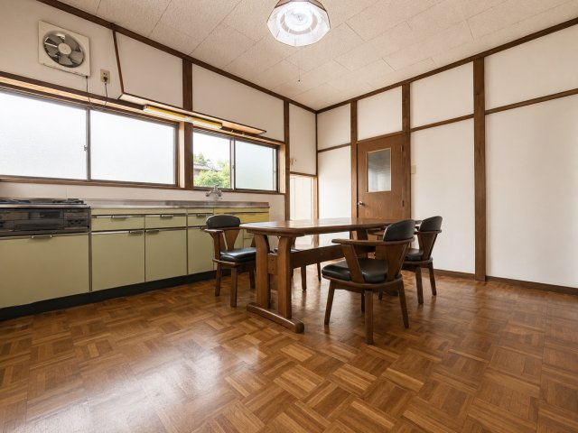 稲敷市結佐　中古戸建のキッチン|※画像の一部はAIを用いて加工・編集しています。実際の状況と異なる場合がありますので、ご了承下さい。