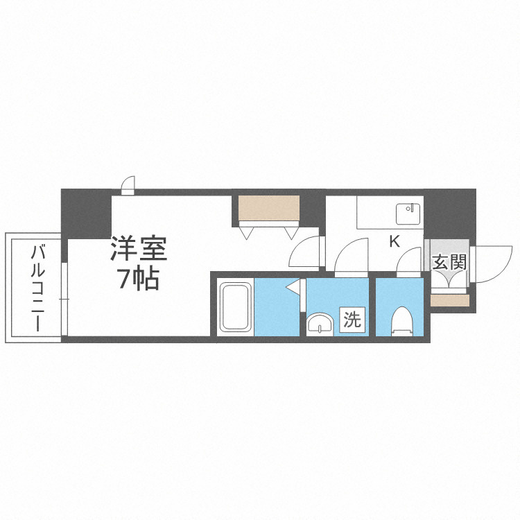 グランルージュ中之島南の間取り