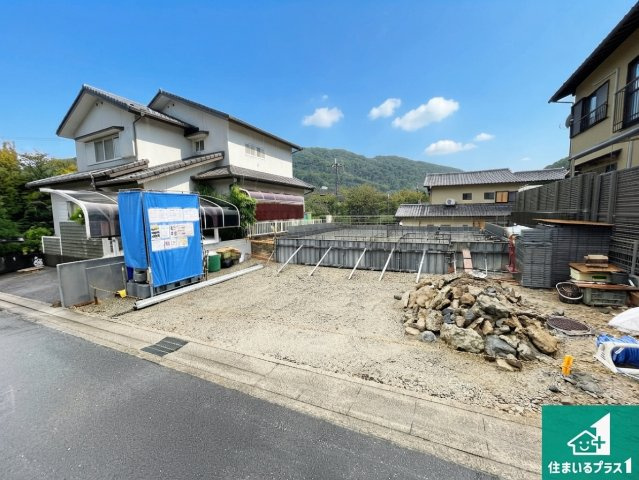 京都市西京区大枝北沓掛町　第1期　新築一戸建ての外観|現在建築中！落ち着いた街並みで新生活を始めることが出来そう！周辺の物件も併せてご紹介させて頂きます！