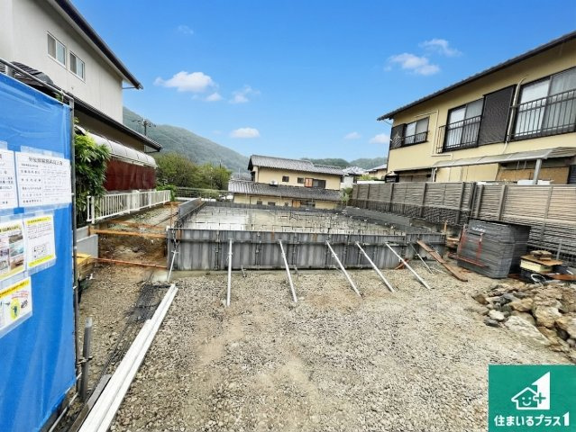 京都市西京区大枝北沓掛町　第1期　新築一戸建ての外観|現在建築中！落ち着いた街並みで新生活を始めることが出来そう！周辺の物件も併せてご紹介させて頂きます！