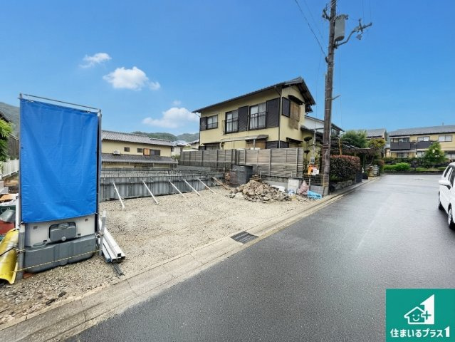 京都市西京区大枝北沓掛町　第1期　新築一戸建ての前面道路含む現地写真|現在建築中！落ち着いた街並みで新生活を始めることが出来そう！周辺の物件も併せてご紹介させて頂きます！
