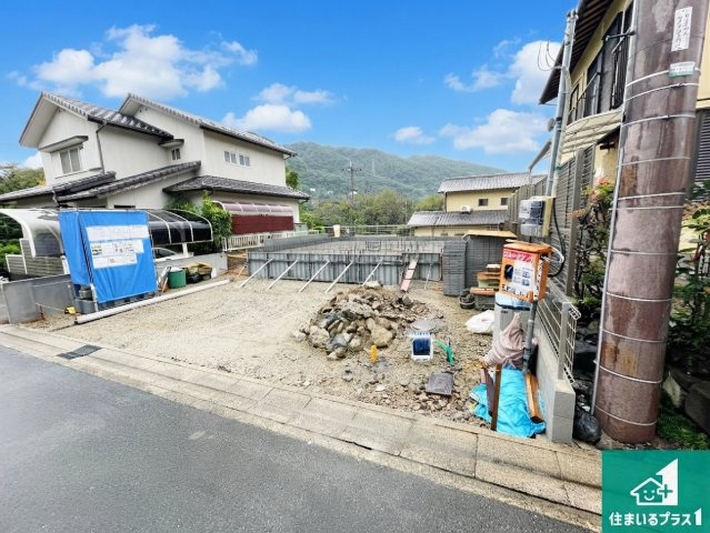 京都市西京区大枝北沓掛町　第1期　新築一戸建ての外観|現在建築中！落ち着いた街並みで新生活を始めることが出来そう！周辺の物件も併せてご紹介させて頂きます！