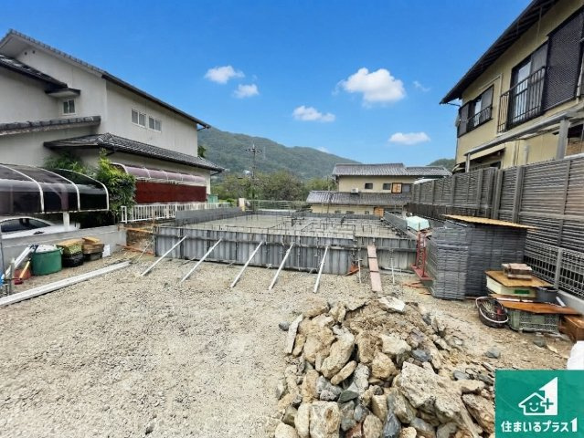 京都市西京区大枝北沓掛町　第1期　新築一戸建ての外観|現在建築中！落ち着いた街並みで新生活を始めることが出来そう！周辺の物件も併せてご紹介させて頂きます！