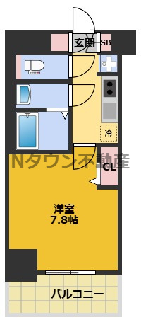 【間取り】 | プレリス太閤通セルシア | 間取りです。