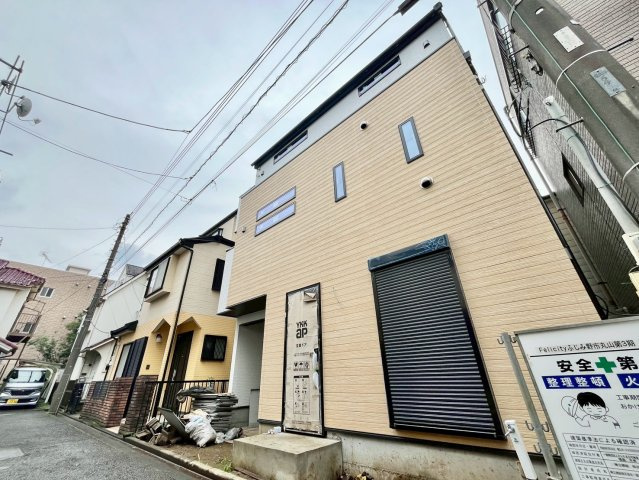 【仲介手数料無料】ふじみ野市丸山第3期―新築分譲住宅―限定1棟の外観|建築中の様子です！