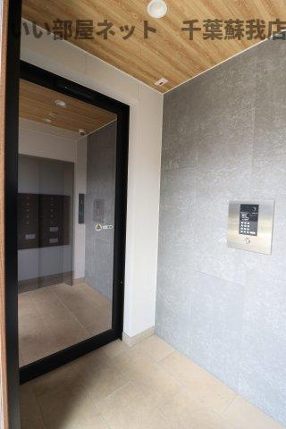 ルミエールビルのエントランス|安心オートロック付き♪